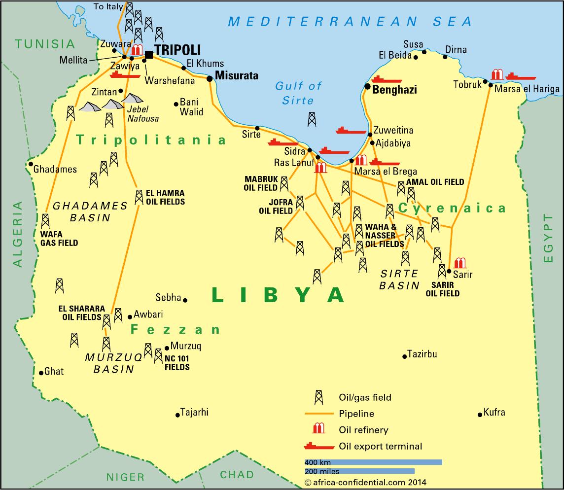 Libya map